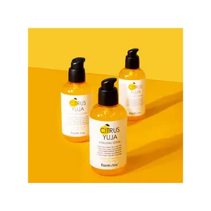 Sản phẩm chăm sóc da Hàn Quốc sản phẩm chăm sóc da Vitamin C huyết thanh chăm sóc da 100ml Farmstay Citrus Yuja Vitalizing Serum