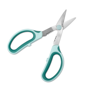 <b>Kitchen</b> <b>Scissors</b> Stainless Steel Nordic Green Straight Head Multi Functional For Home Use - Product Image 1