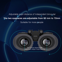 NV8300 Gen2 Zoom numérique 8X Jumelles de vision nocturne infrarouge Adaptateur de casque mains libres pour la chasse en plein air
