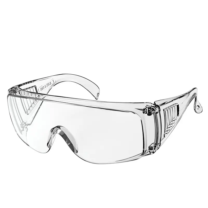 نظارات السلامة الواقية ضد الضباب للحدائق نظارات السلامة بعدسات شفافة باللون الأزرق الفاتح