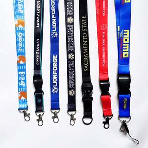 Lanyards <span class=keywords><strong>de</strong></span> Poliéster con Hebilla <span class=keywords><strong>de</strong></span> Seguridad Tejida y Bordada, Personalizables con Logotipo, Venta al Por Mayor <span class=keywords><strong>2022</strong></span> - Product Image 1