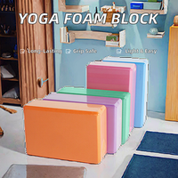 Blocs de yoga en mousse EVA haute densité, écologiques, antidérapants et légers pour Pilates et étirements – Nouveauté 2026