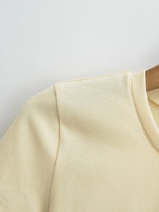 Magliette a girocollo sportive sportive da <span class=keywords><strong>donna</strong></span> a manica corta 95% maglietta <span class=keywords><strong>bianca</strong></span> in 5% di Rayon in bianco - Product Image 4