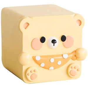 Adorable <span class=keywords><strong>petit</strong></span> tabouret en fibre de verre en forme d'ours, pour l'entrée - Product Image 5