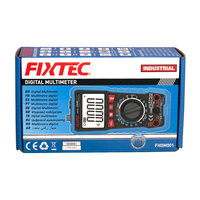 FIXTEC multimètre numérique voltmètre testeur de plage automatique mesure avec précision la continuité des diodes de résistance de courant de tension