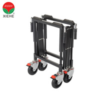 Chariot en Acier Inoxydable Robuste pour Transport d'Équipement, Idéal pour Services Funéraires, Transfert et Mise en Place