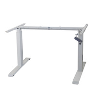 Table de bureau et d'ordinateur, bricolage, meuble ergonomique, avec manivelle réglable en hauteur, Table de bureau