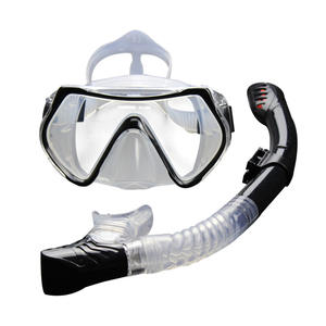 Máscara de Snorkel con Tubo de Respiración de Silicona Rosa, Set de Buceo para Adultos para Nadar Bajo el Agua - Product Image 4