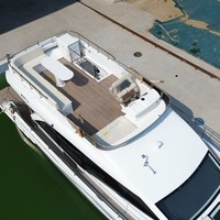 Yacht de croisière à cabine en PRV de 15,16 m, fabriqué en Chine, avec un seul gouvernail, un double moteur diesel, 12 nœuds, certifié CE, bateau pour saillies aux îles