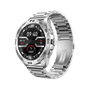 I32 BT Calling Smart Watch 2023 IP68 Pulseira de aço inoxidável impermeável para homens Sport