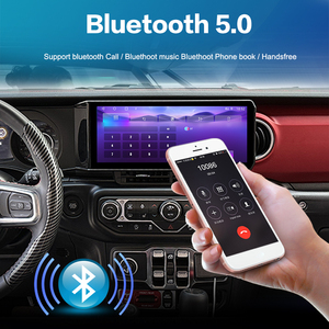 12,3 pulgadas para Jeep Wrangler 2010-2017 JL 2018-2021 navegación GPS Auto inalámbrico Carplay Auto Multimedia REPRODUCTOR DE Radio Unidad Principal - Product Image 4