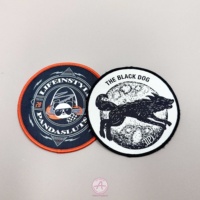 AoSheng Pas Cher Mode Personnalisé Anime Patch Moins Cher Broderie Applique Designer Cut Coudre sur des Patchs pour Veste Vêtements