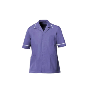 ชุดเสื้อคลุมแบบสครับสำหรับบุรุษ ชุดแพทย์ พยาบาล โรงพยาบาล NHS แขนสั้น ชุดยูนิฟอร์มทางการแพทย์ - Product Image 1