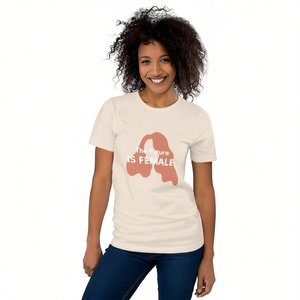 T-shirt femminista da donna 100% cotone, girocollo, manica corta, vestibilità regolare, stampa Female Empowerment, maglietta in jersey per tutte le stagioni - Product Image 1