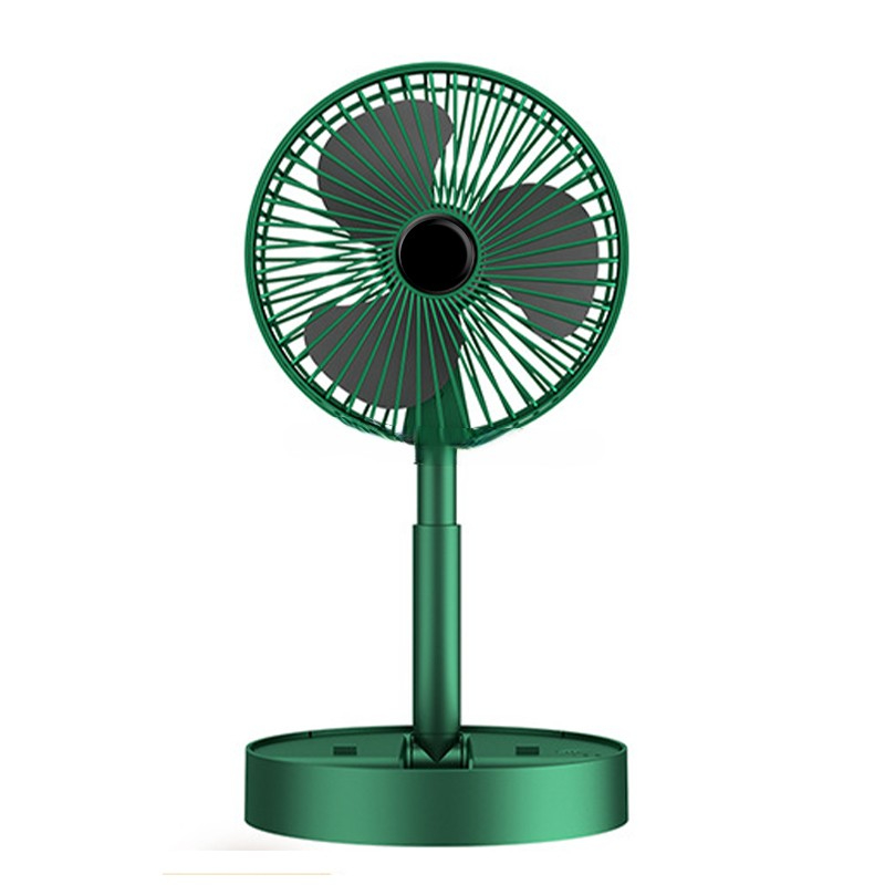 ventilateur rechargeable vert