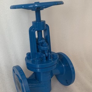 Válvula de Compuerta Revestida de PTFE Yihong DN200 WCB, Resistente a la Corrosión, Sellado Suave, Manual, Bidireccional, para Fluidos Químicos - Product Image 3