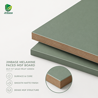 Panneau MDF décoratif écologique, imperméable et ignifuge, vert mat, pour la cuisine et la salle de bain modernes, utilisation en intérieur