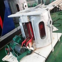 Four à induction de 500 kg pour la fusion de la fonte, fournisseur de fours à induction pour la fusion de ferraille et la production de fonte brute