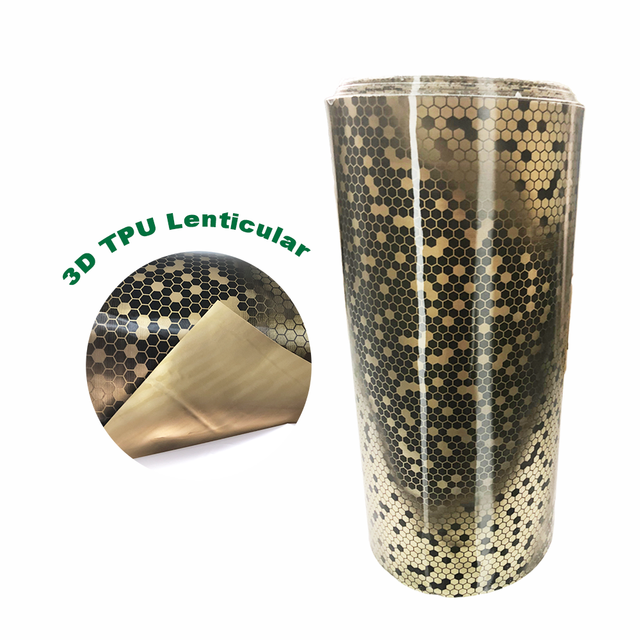 Custom Size 3D Lenticular Film Garment Iron-On Transfer Printing-Durable Washable Heat Resistant Elastic Logo Various Colors