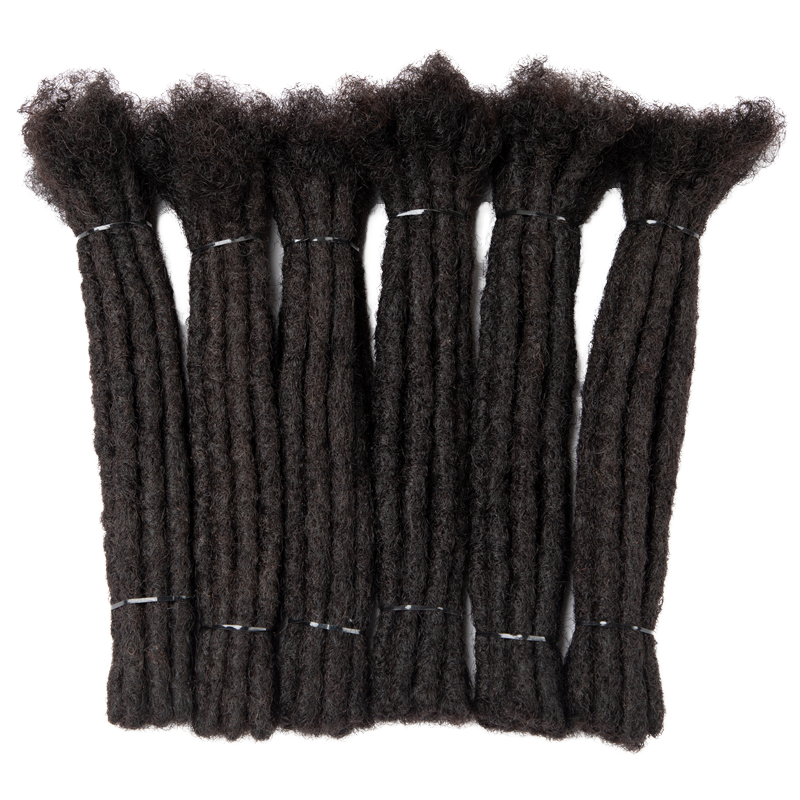 Vast Hair Official - Professional Salon Grade Full Handmade Remy Brazilian Human Hair Permanent Dreadlock Extensions Durable 1-Year Plus Lifespan