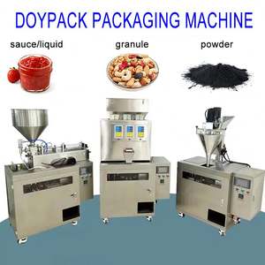 <span class=keywords><strong>Machine</strong></span> d'emballage rotative automatique pour sachets préformés de jus, miel, ketchup, lait, liquide vaisselle - Product Image 6