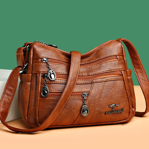 กระเป๋าคุณแม่คนใหม่ กระเป๋าหนัง PU นุ่มหลายช่อง ดีไซน์เรียบหรู ซิปโพลีเอสเตอร์ กระเป๋าสะพายข้าง แทนจิง - Product Image 2