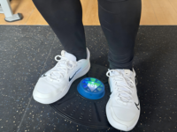 Tabla de Equilibrio Inteligente con Luz Guía para Rehabilitación, Recuperación, Ejercicio y Entrenamiento en Casa (Solo la Luz)