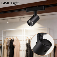 Spot LED magnétique à faisceau étroit pour économie d'énergie, idéal pour l'éclairage de vitrines de musées et de bijouteries