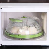 Gadgets et accessoires de cuisine, essentiels pour la maison, cadeaux pour une nouvelle maison, couvercle anti-éclaboussures transparent pour micro-ondes