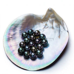 Perla Tahitiana suelta Natural 8-13mm agua de mar Negro Tahití nacarado alta calidad de grado AAAAA para Joyería Fina - Product Image 2