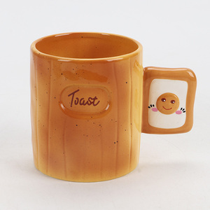 Assiette de service <span class=keywords><strong>en</strong></span> céramique <span class=keywords><strong>en</strong></span> forme de pain I Love Croissant avec poignée - Product Image 4