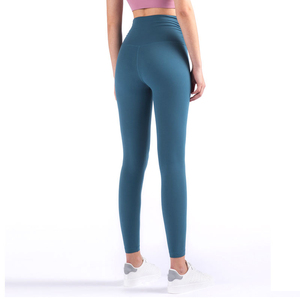Leggings pour femmes imprimés colorés personnalisés respirants au prix d'usine, concevez vos propres leggings de style actuel avec logo personnalisé - Product Image 3