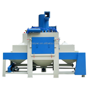 Sabbiatrice Automatica ad Alta Produzione per Cerchioni Auto, Tipo a Nastro Trasportatore, Sabbiatrice a Graniglia - Product Image 4