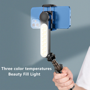 <span class=keywords><strong>Estabilizador</strong></span> de teléfono <span class=keywords><strong>L09</strong></span>, palo de selfi plegable con luz led, trípode, varilla telescópica, cardán de mano - Product Image 5
