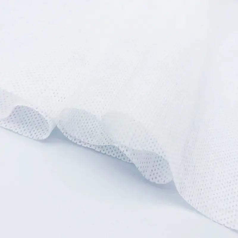 Poliéster atemperación toallitas húmedas no tejidas Tencel lyocell spunlace material de tela no tejida