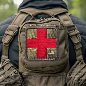 Rood Kruis 3d Geborduurde Redding Medische Badge Haak Lus Patch Voor Tactische Armband Doek Sticker Rugzak Kant Voor Hoed Pu - Product Image 6