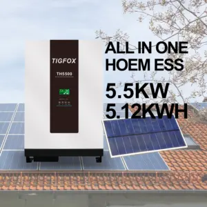 TIGFOX güç duvar 48V güneş lityum pil ev enerji depolama sistemi ev 5kwh 10kwh ev enerji depolama sistemi için