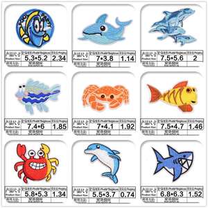 High Quality Custom Special Design Marine Animals Fish Embroidery Patch for Clothes - Product Image 4