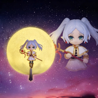 Lampe à lumière lunaire Frieren Beyond Journey's End sous licence officielle en gros Figurine d'anime en PVC, objet de collection, boîte d'origine