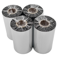 Lilin pita termal 110mm * 300m, untuk pencetak kode batang Zebra TSC Godex