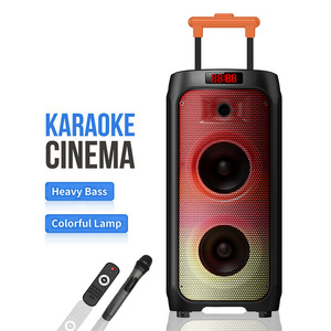 ABS-<span class=keywords><strong>206</strong></span>-01 Haut-parleur Bluetooth de haute qualité à double woofer pour DJ de fête avec prise en charge TF pour les fêtes en extérieur et l'utilisation en home cinéma - Product Image 1