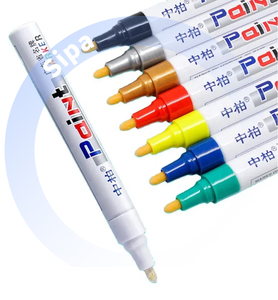 Marqueur à peinture à haute température éternelle de qualité supérieure Sipa Sp111, vente en gros d'usine, à base d'huile pour métal, voiture, bois, baskets - Product Image 1
