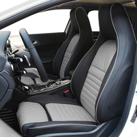 Housse de Siège Auto Sportive Personnalisée pour Mercedes BMW Audi Lexus, Cuir Véritable PU Imperméable de Haute Qualité et Résistant à l'Usure
