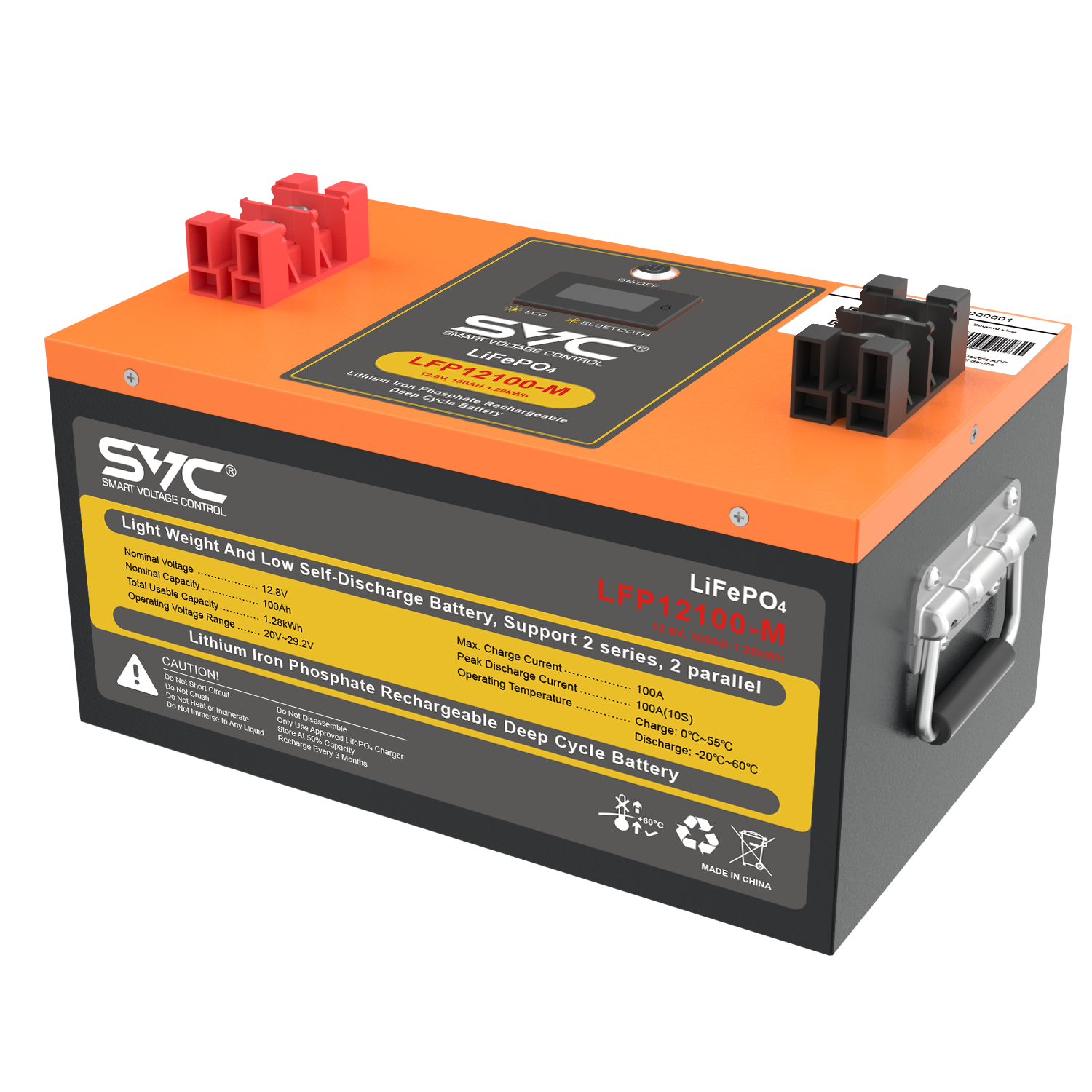 EU/US/CA Stock Kepworth 12.8V 100Ah LiFePO4 Lithium Ion Battery Pack Stackable Solar Charger for Home Energy Storage 5-Year · image 3