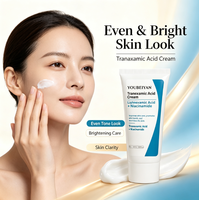 Crème hydratante pour le visage OEM Super White anti-âge, acide tranexamique, niacinamide, vitamine E, acide kojique, éclaircissante pour la peau, végane, 50g, pour tous types de peaux