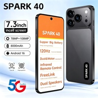 2026 Kedatangan Baru SPARK 40 TECON 16G/22g+1TB/2TB Android 16 Terbaru Layar 7.3 Inci Pita LTE Global Smartphone 5G Pesanan Grosir Tersedia