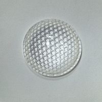 Lentille convexe en PMMA de 23 mm pour lampe torche LED - Lentille convexe optique en acrylique de 8 mm de hauteur pour la mise au point de la torche DIY
