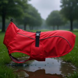 Imperméable pour chien Vimy S 40 cm Rouge Vêtements imperméables pour animaux de compagnie - Product Image 3