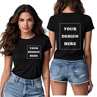 Haut d'été demi-faux deux pièces à manches courtes et col rond pour femme, style coréen, écologique, respirant, séchage rapide, color-block personnalisable
