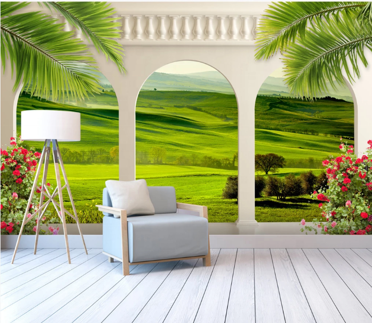 Imperméable à l'eau tissu mural pour d'impression en latex
